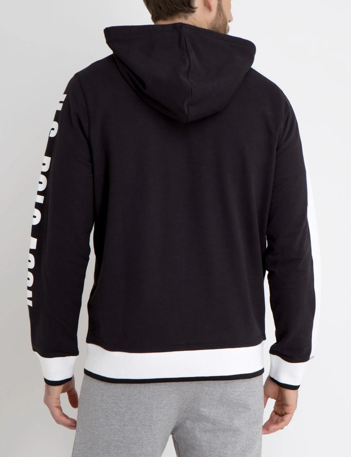HOODIE WITH RUBBER LOGOS - Image 3