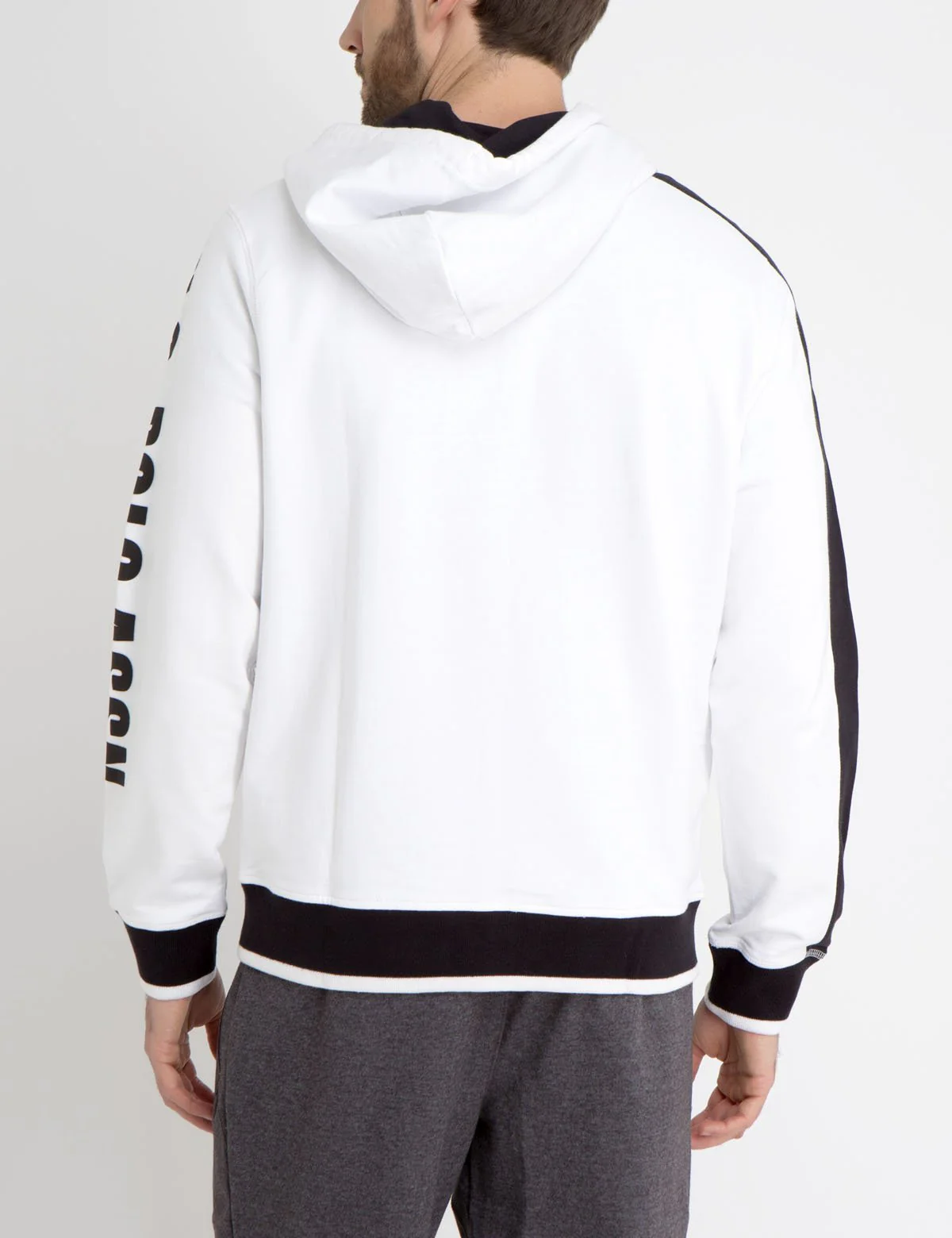 HOODIE WITH RUBBER LOGOS - Image 8