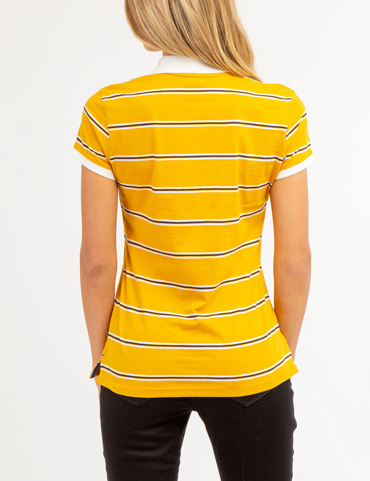 HORIZONTAL MULTI STRIPED POLO SHIRT - Image 10