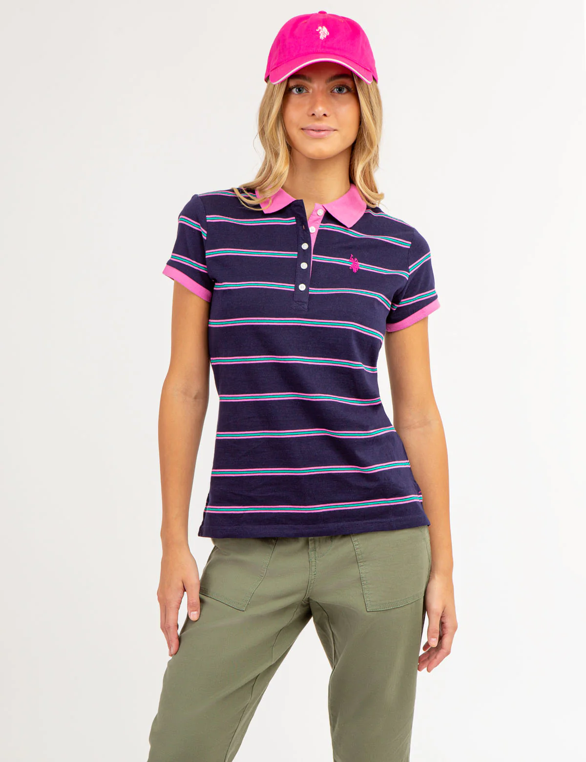 HORIZONTAL MULTI STRIPED POLO SHIRT - Image 14
