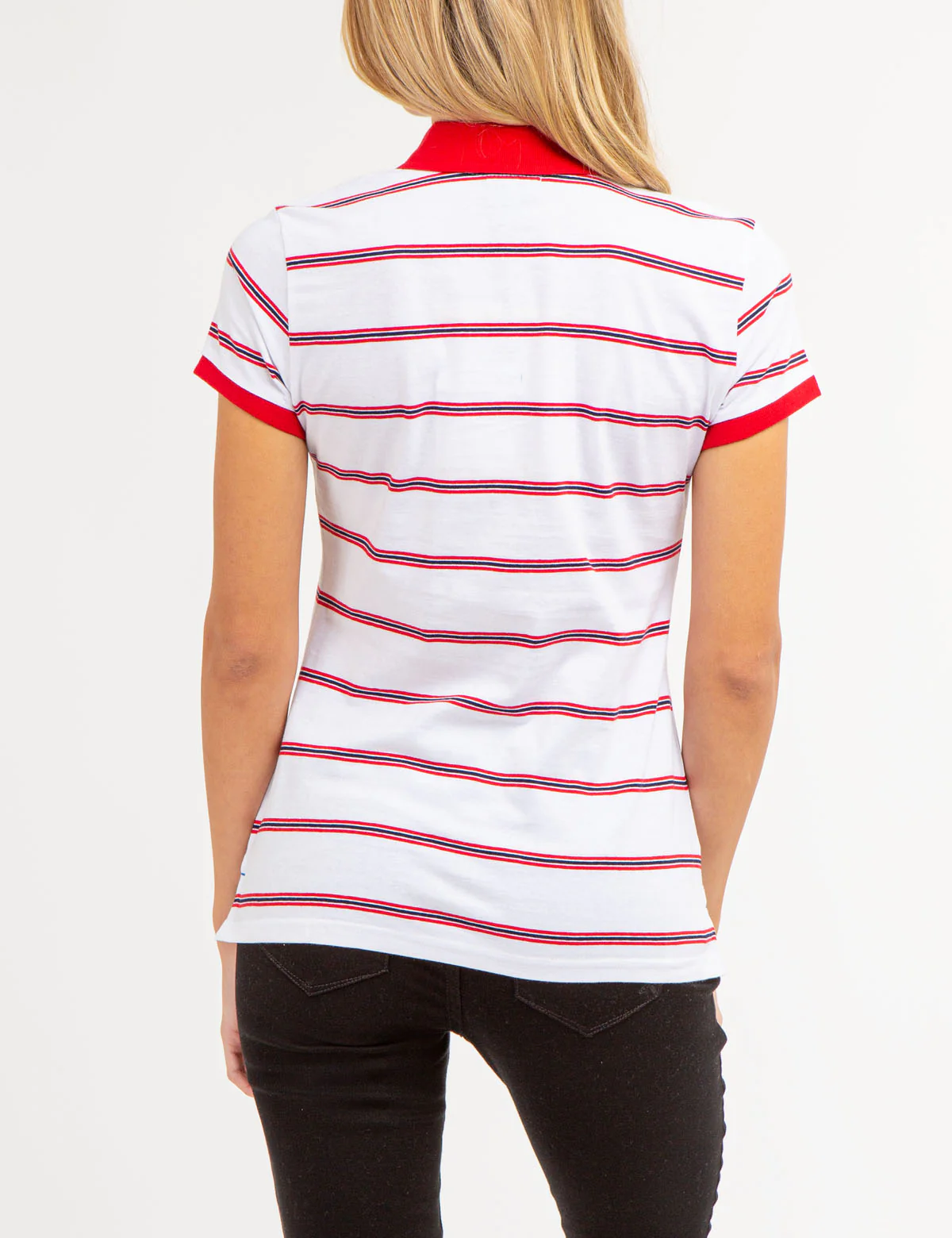 HORIZONTAL MULTI STRIPED POLO SHIRT - Image 3