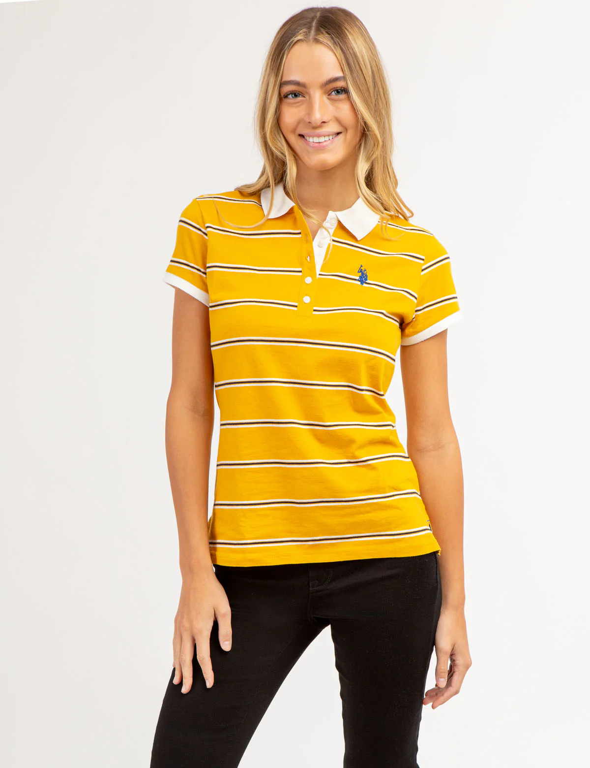 HORIZONTAL MULTI STRIPED POLO SHIRT - Image 7