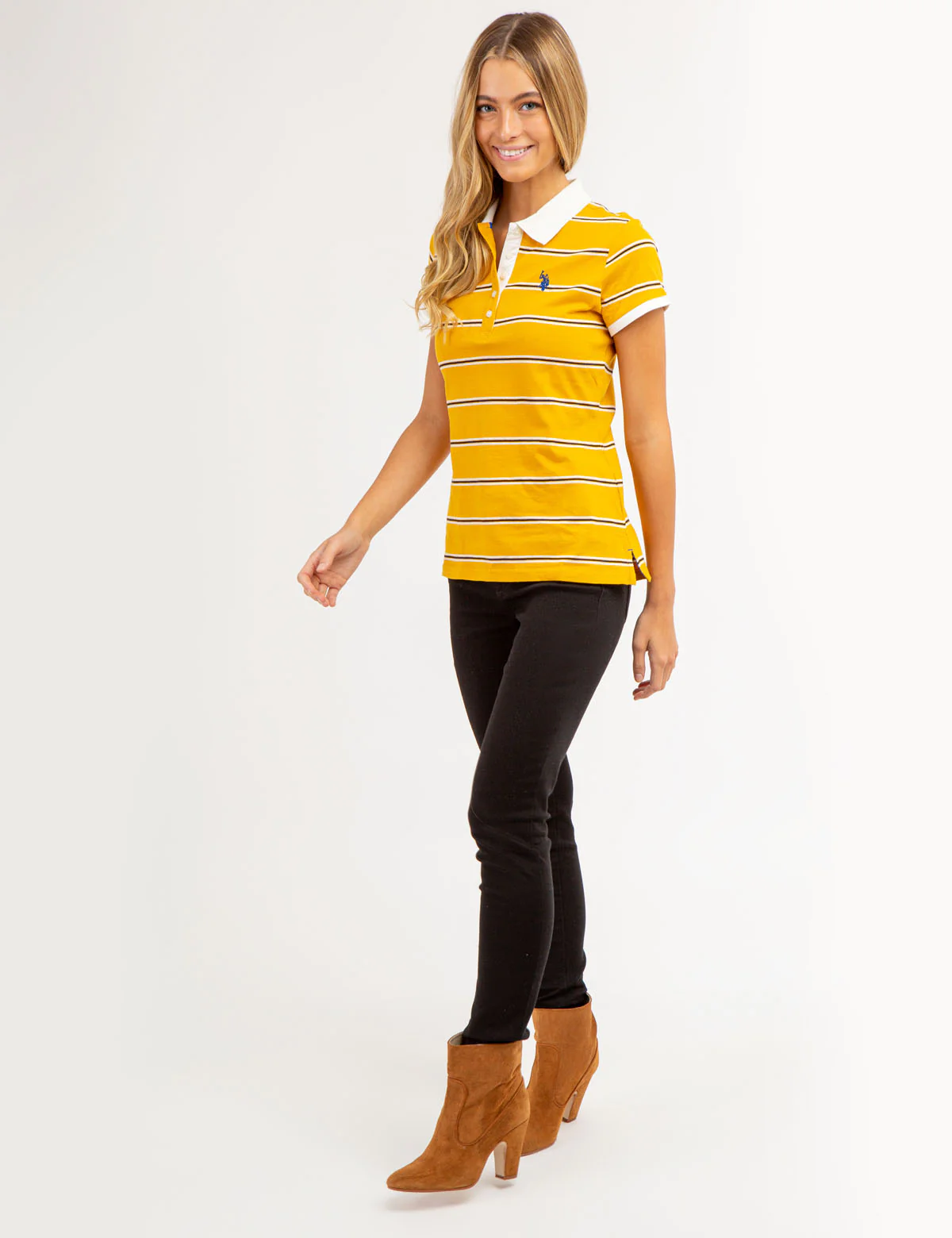 HORIZONTAL MULTI STRIPED POLO SHIRT - Image 8