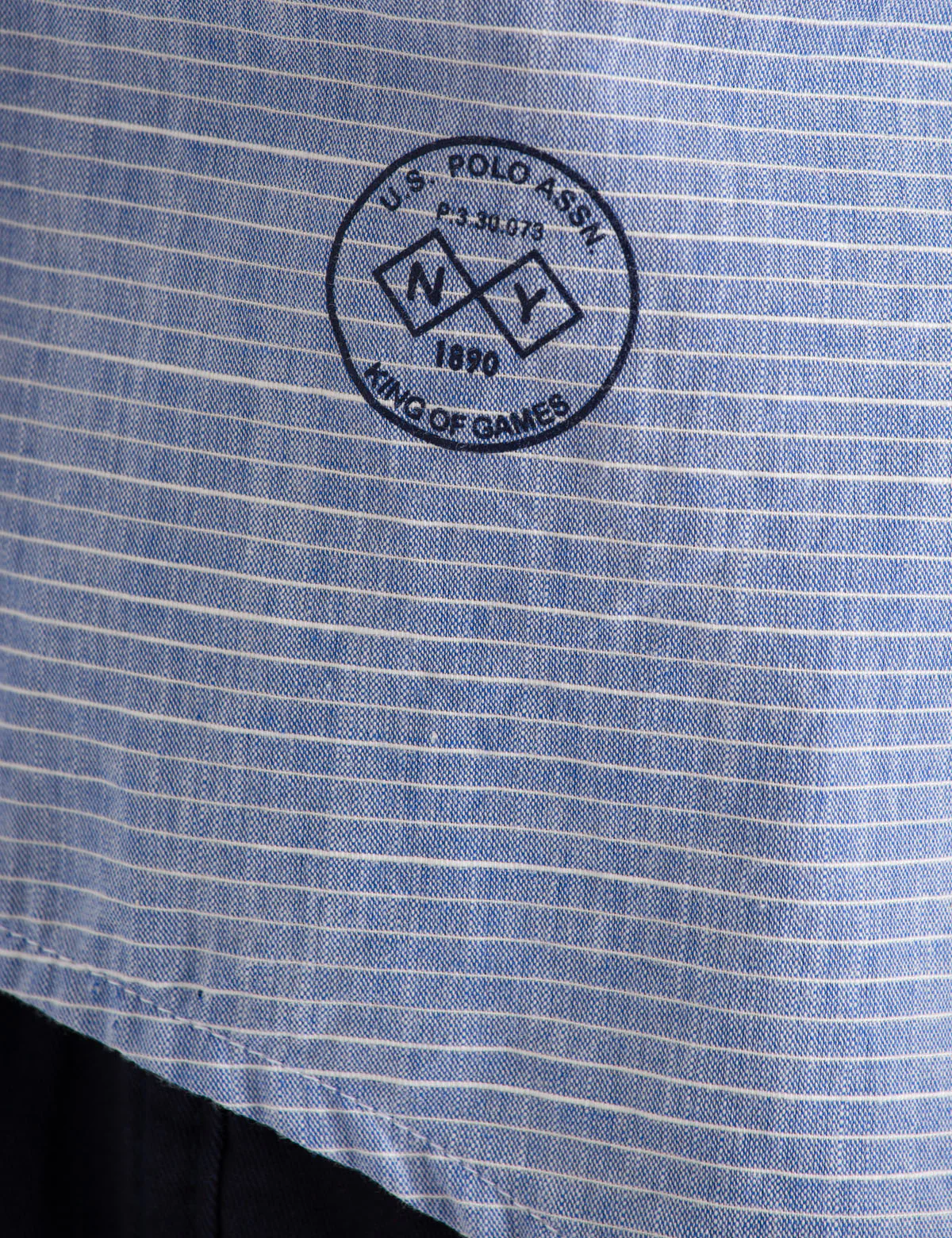 HORIZONTAL STRIPE DOBBY SHORT SLEEVE SHIRT - Image 13