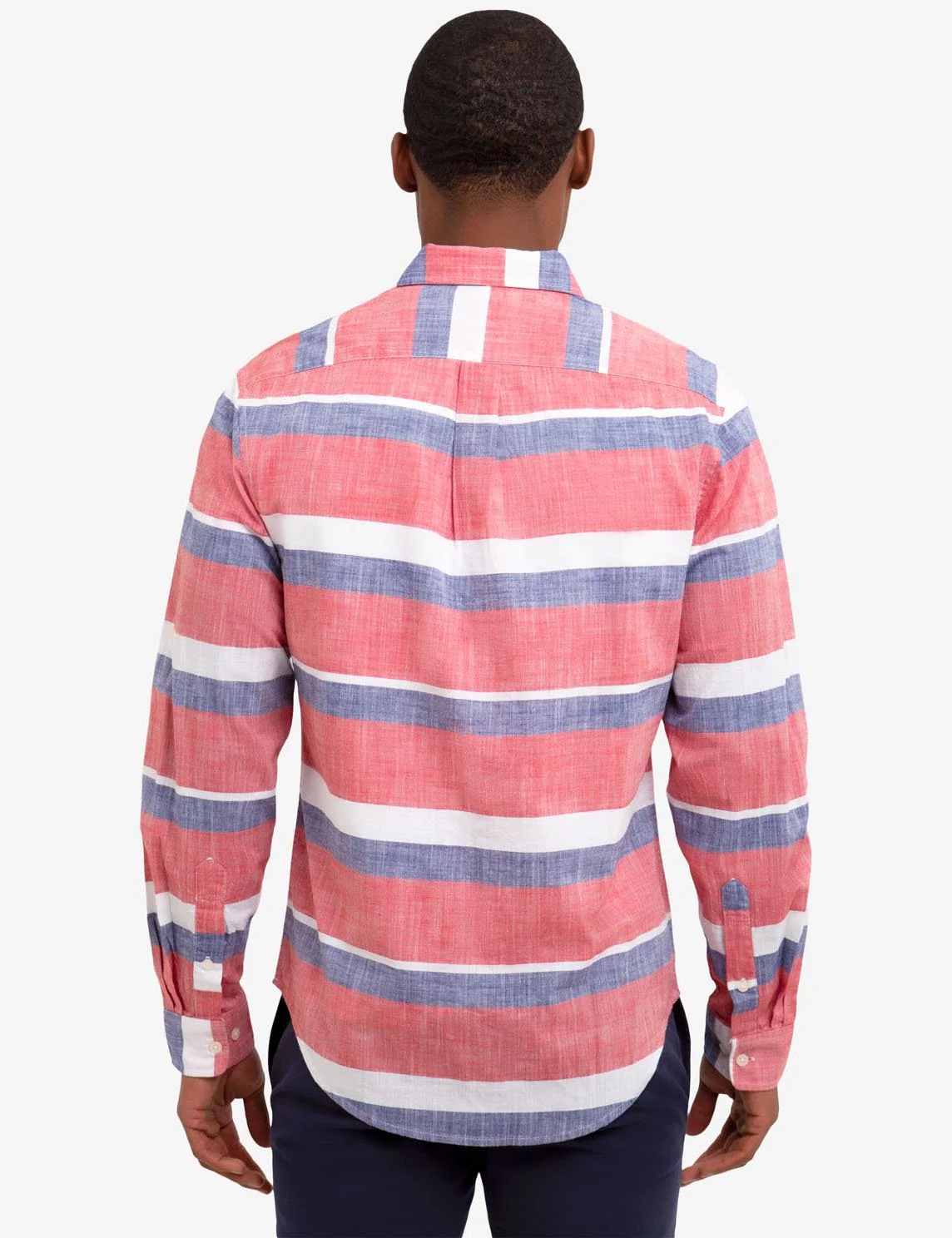 HORIZONTAL STRIPED SLIM FIT SHIRT - Image 3