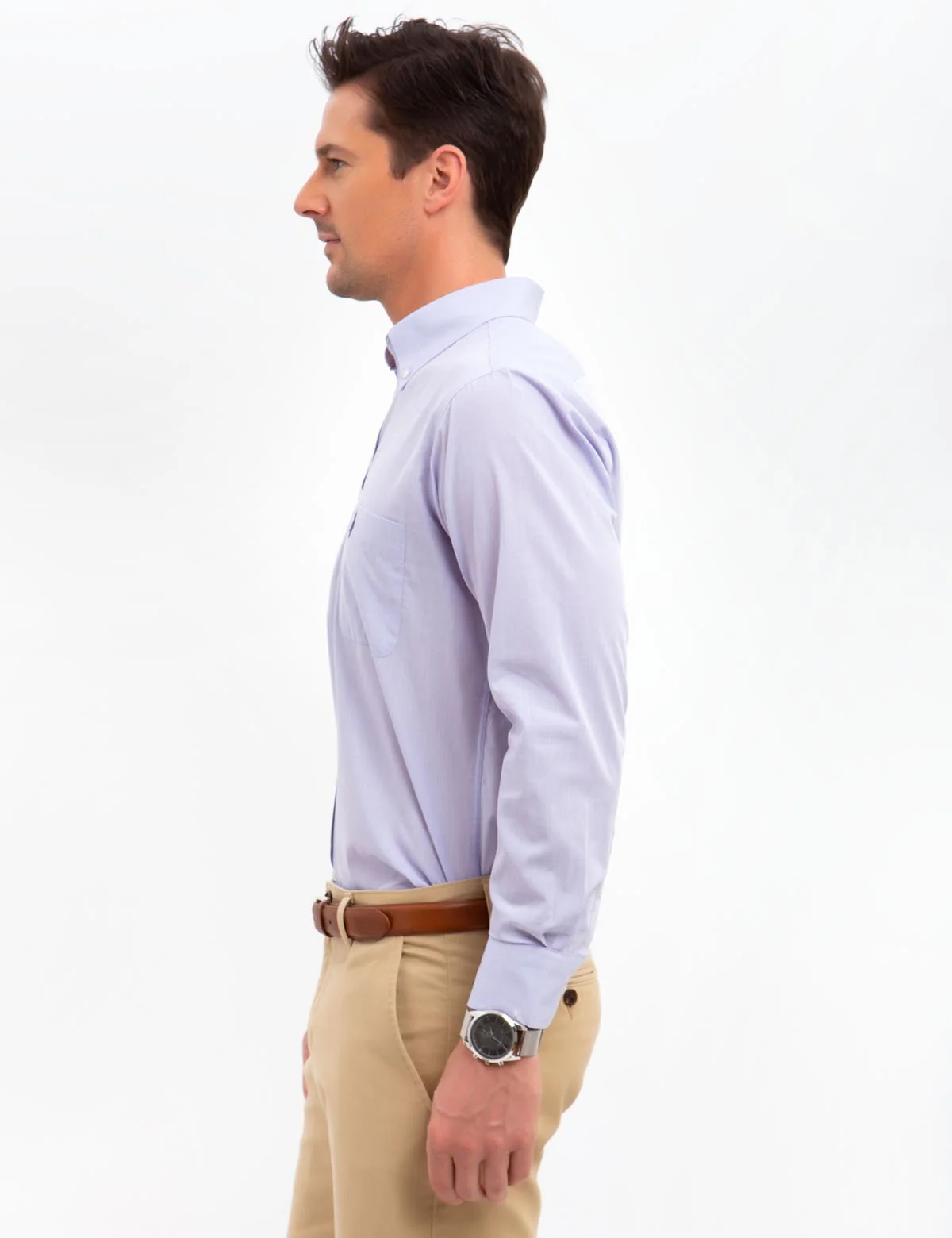HORIZONTAL STRIPED DRESS SHIRT - Image 13