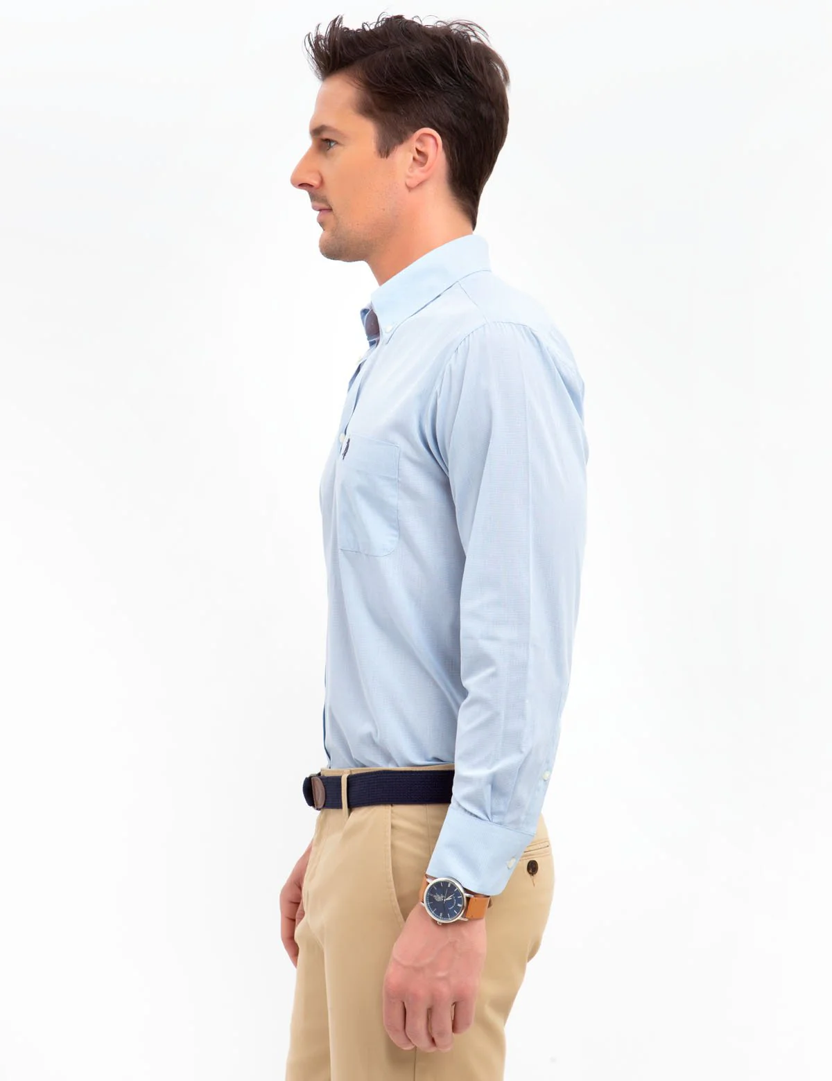 HORIZONTAL STRIPED DRESS SHIRT - Image 17