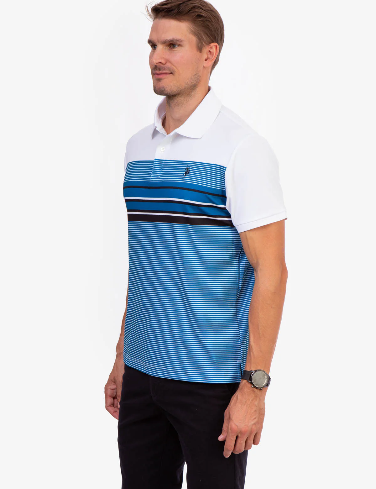 INTERLOCK ENGINEERED PRINT POLO SHIRT - Image 10
