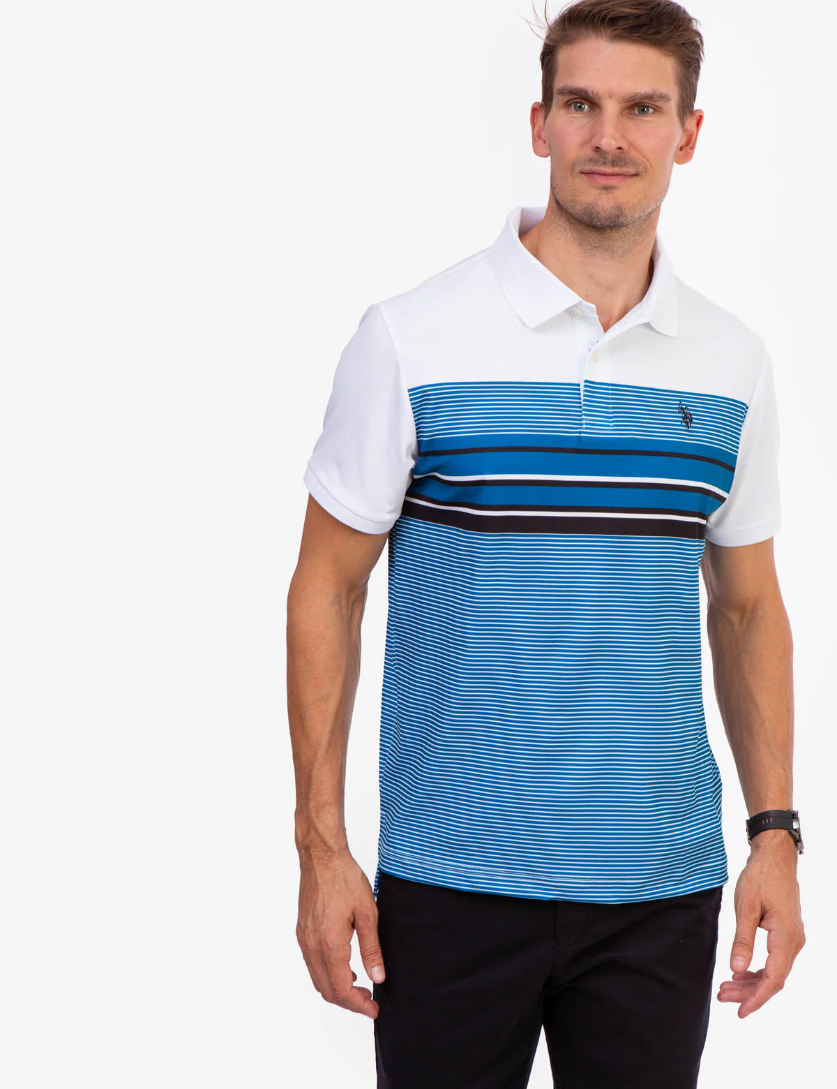 INTERLOCK ENGINEERED PRINT POLO SHIRT - Image 13
