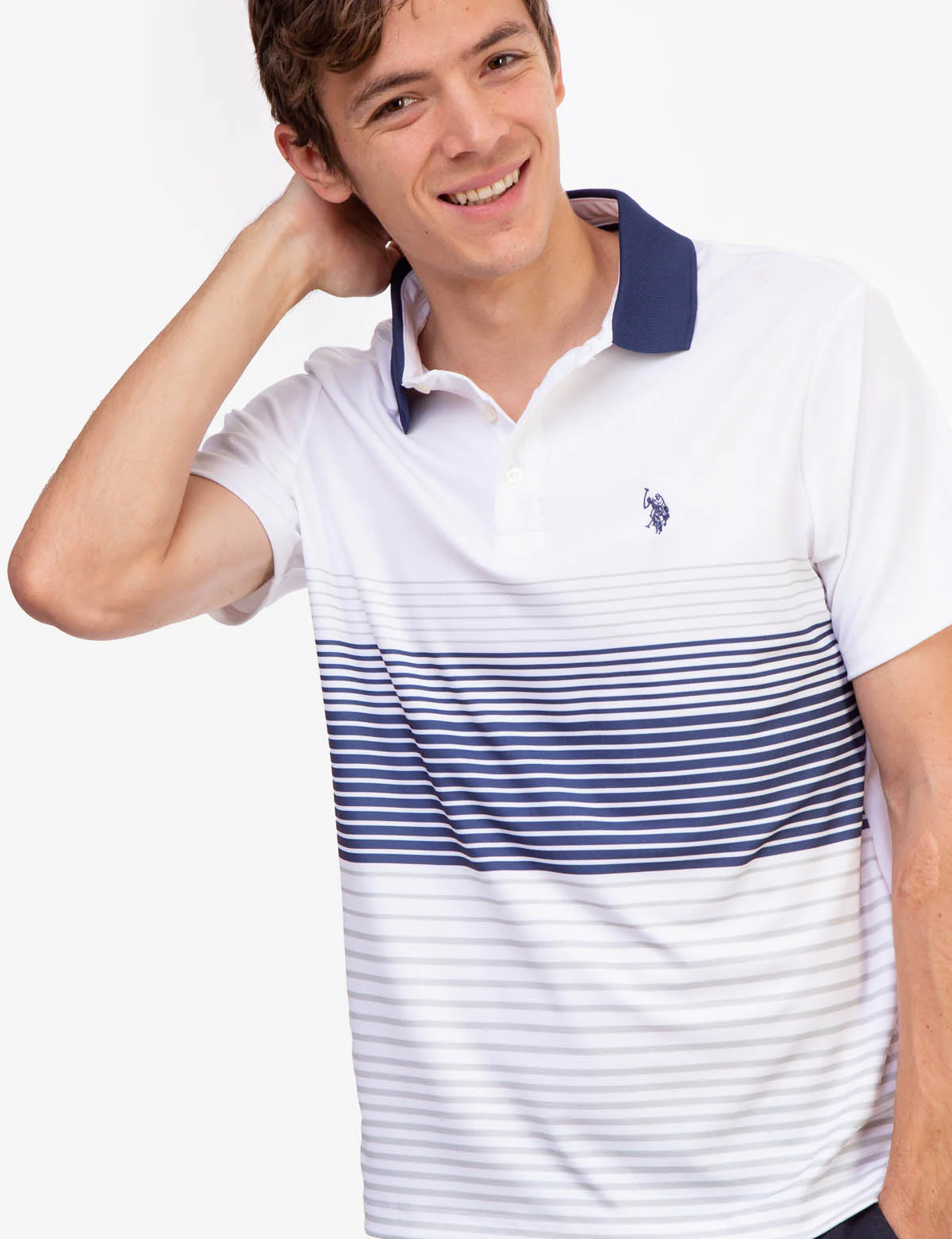 INTERLOCK ENGINEERED PRINT POLO SHIRT - Image 2