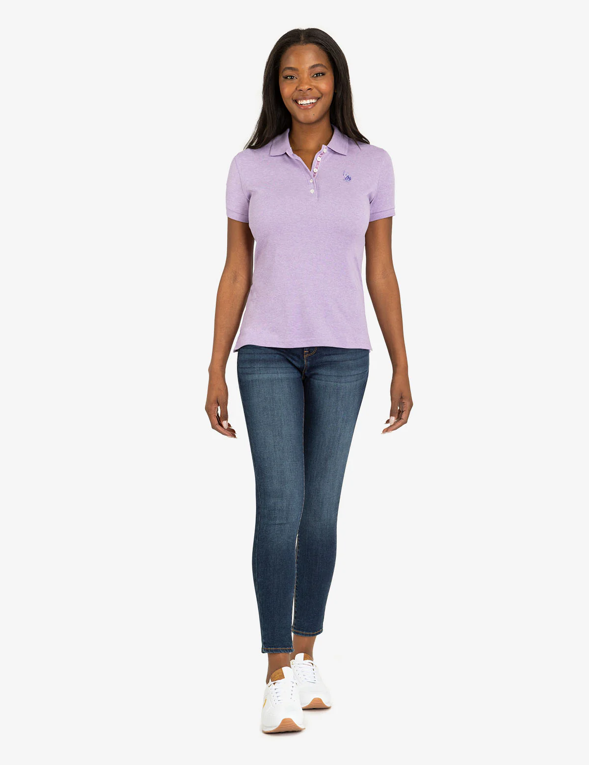SOLID INTERLOCK HEATHER POLO SHIRT - Image 8