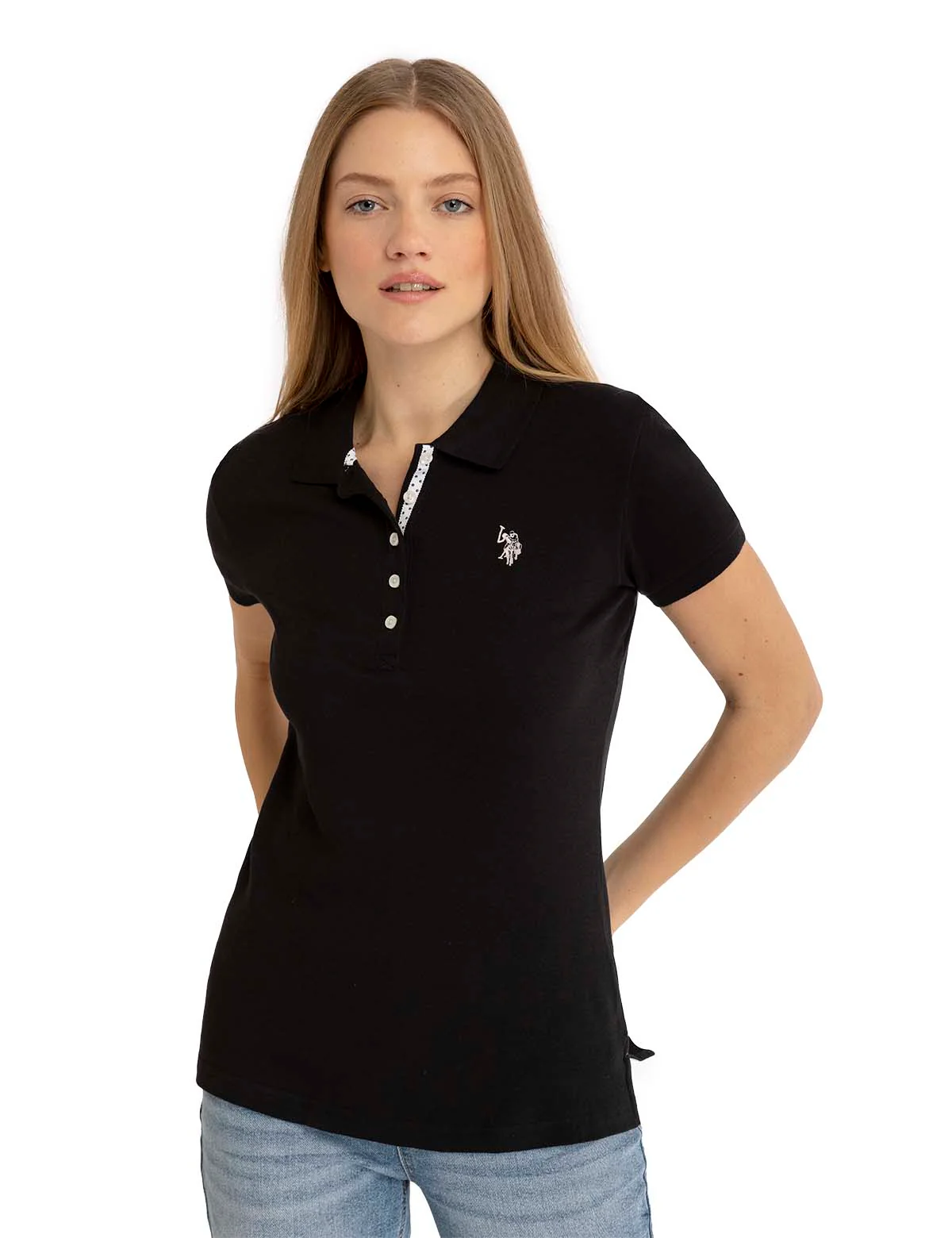 SOLID INTERLOCK POLO SHIRT
