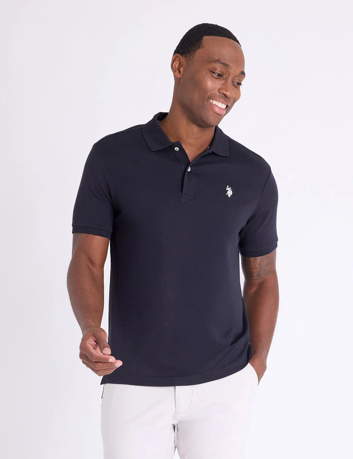 SOLID INTERLOCK POLO SHIRT - Image 13