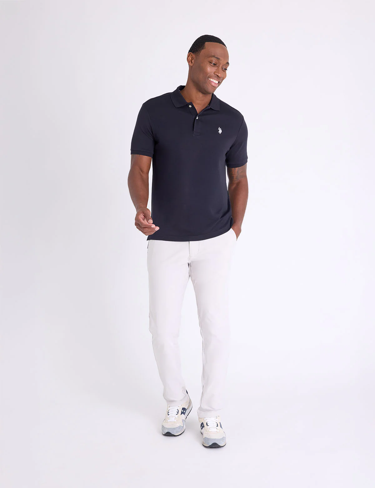 SOLID INTERLOCK POLO SHIRT - Image 15