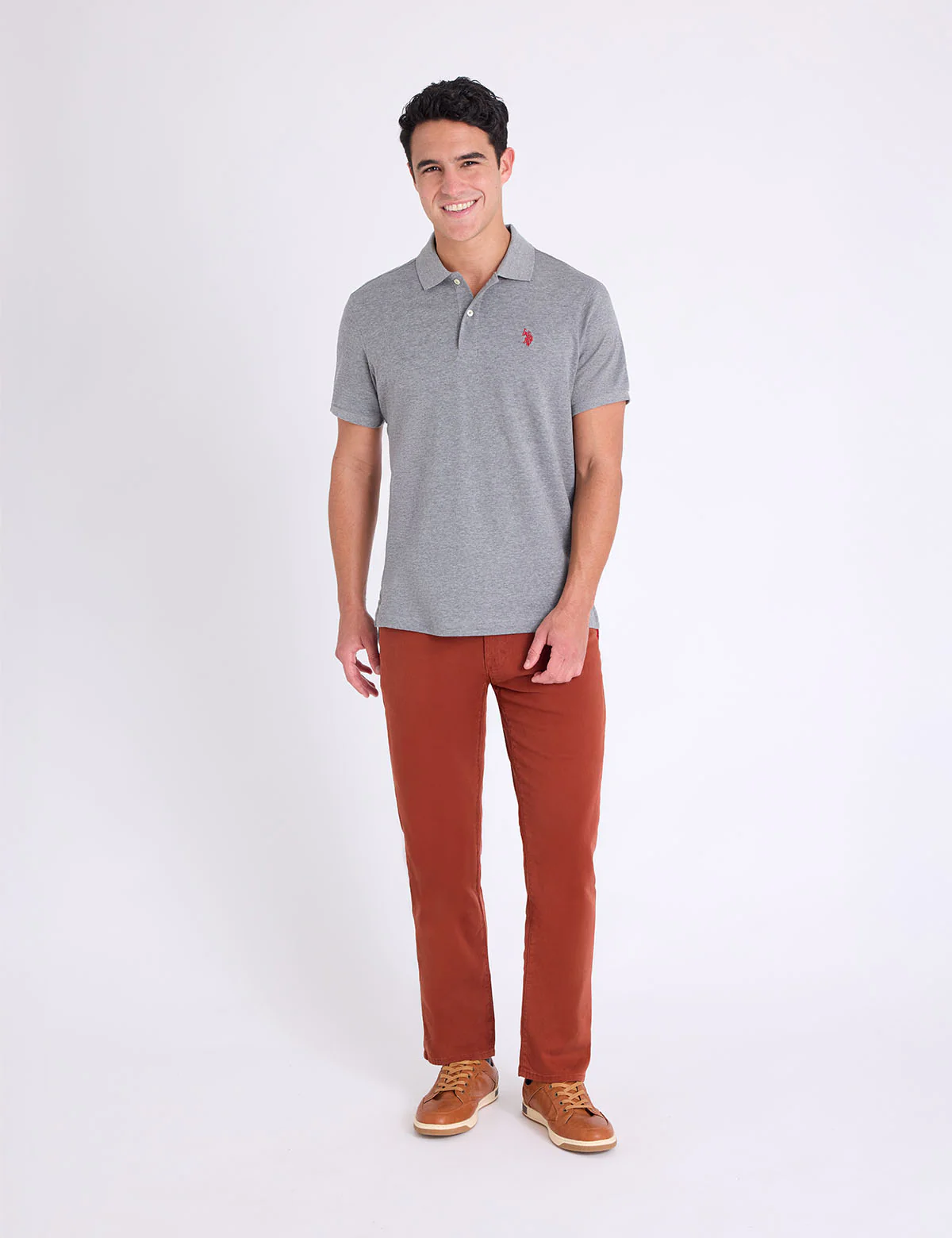 SOLID INTERLOCK POLO SHIRT - Image 19