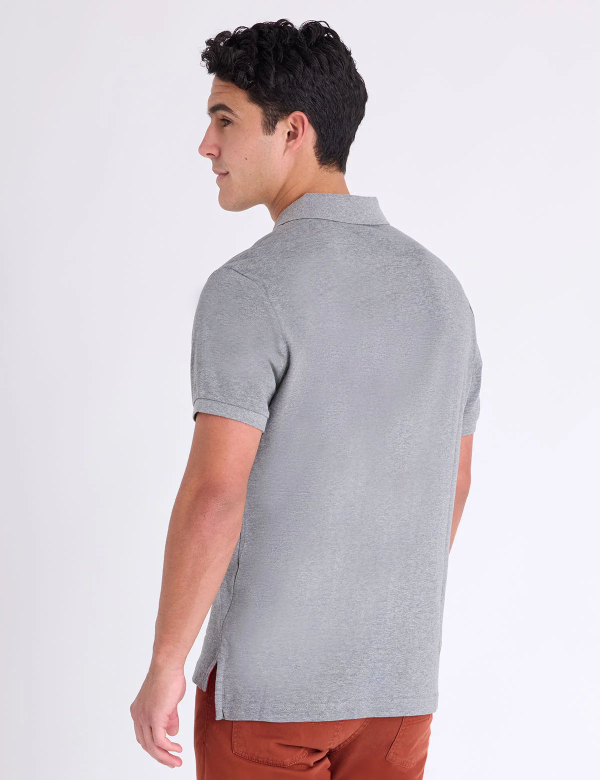 SOLID INTERLOCK POLO SHIRT - Image 20