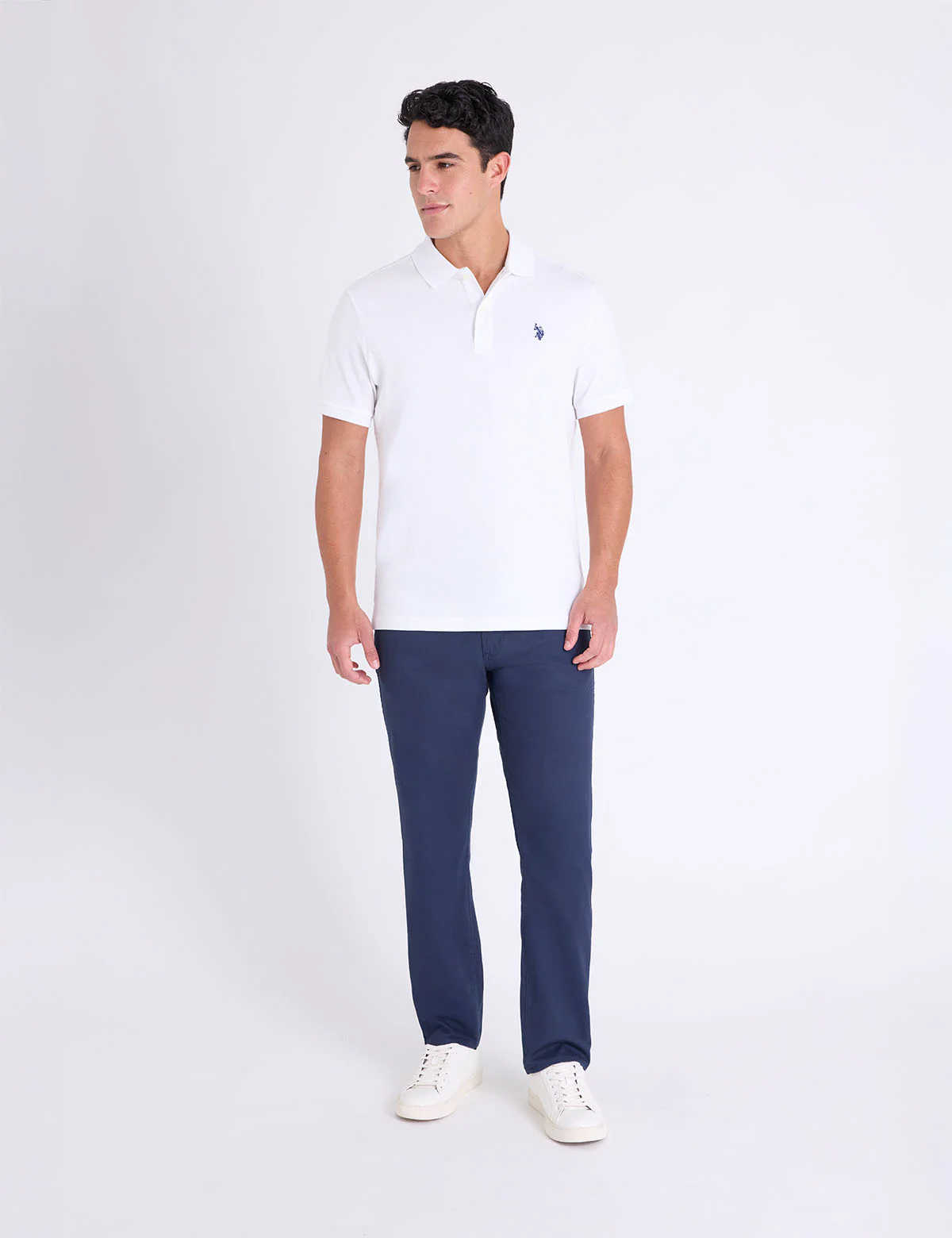 SOLID INTERLOCK POLO SHIRT - Image 3