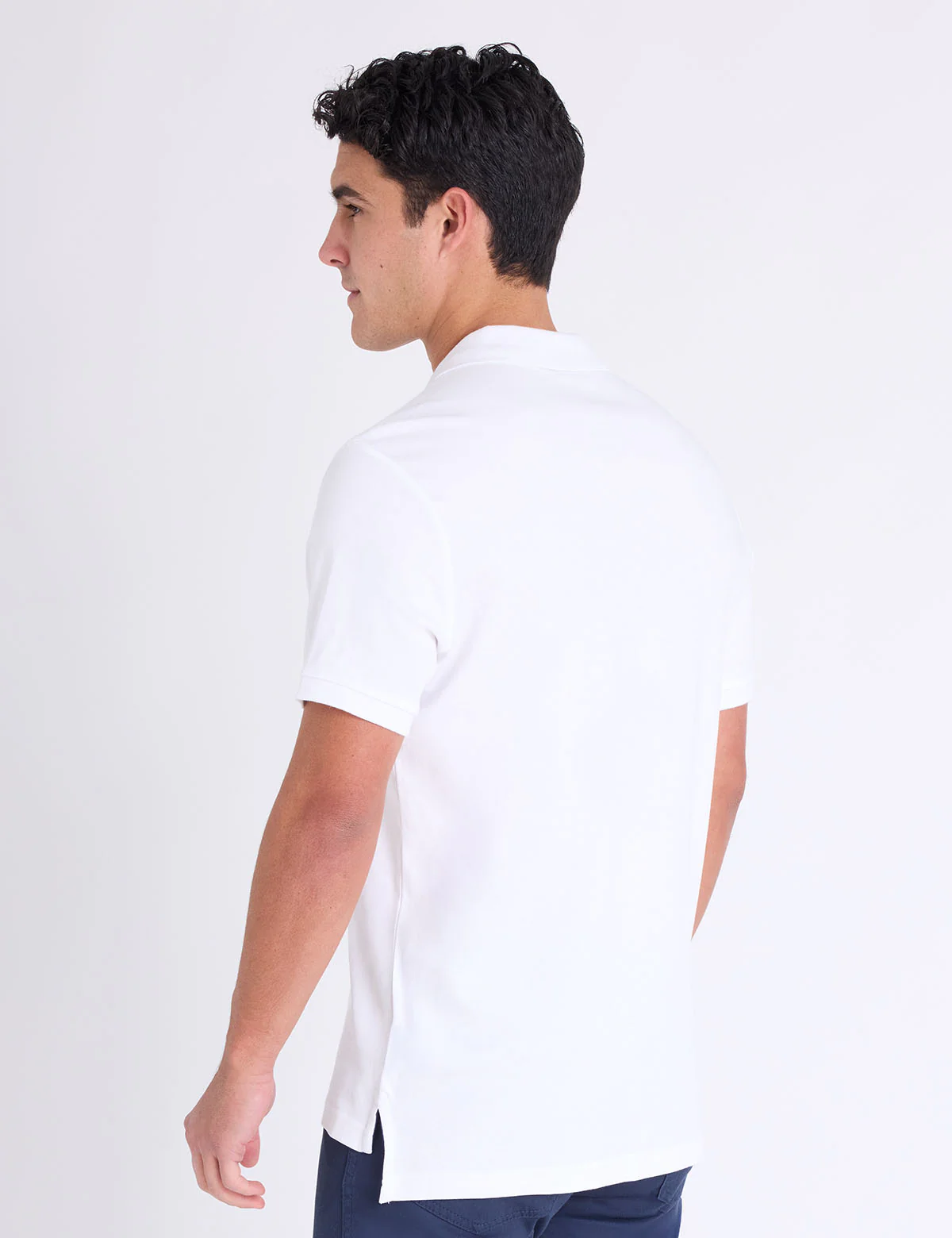 SOLID INTERLOCK POLO SHIRT - Image 4