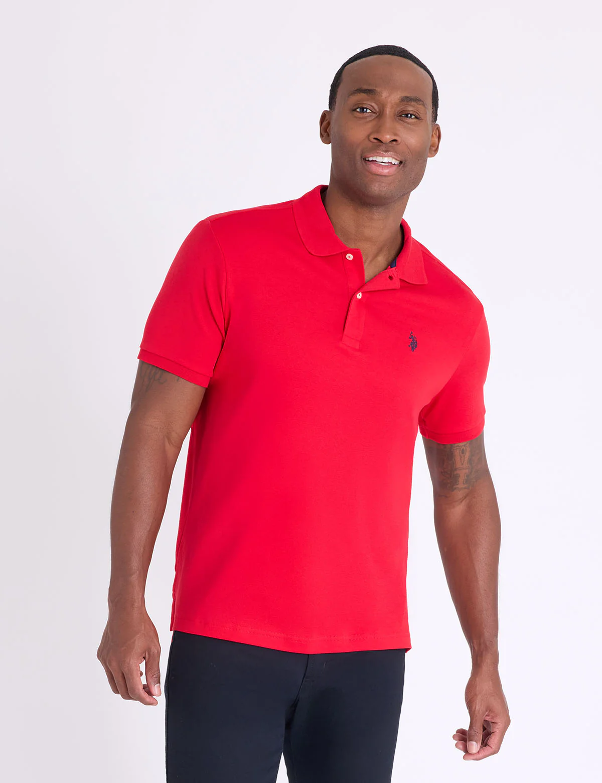 SOLID INTERLOCK POLO SHIRT - Image 9
