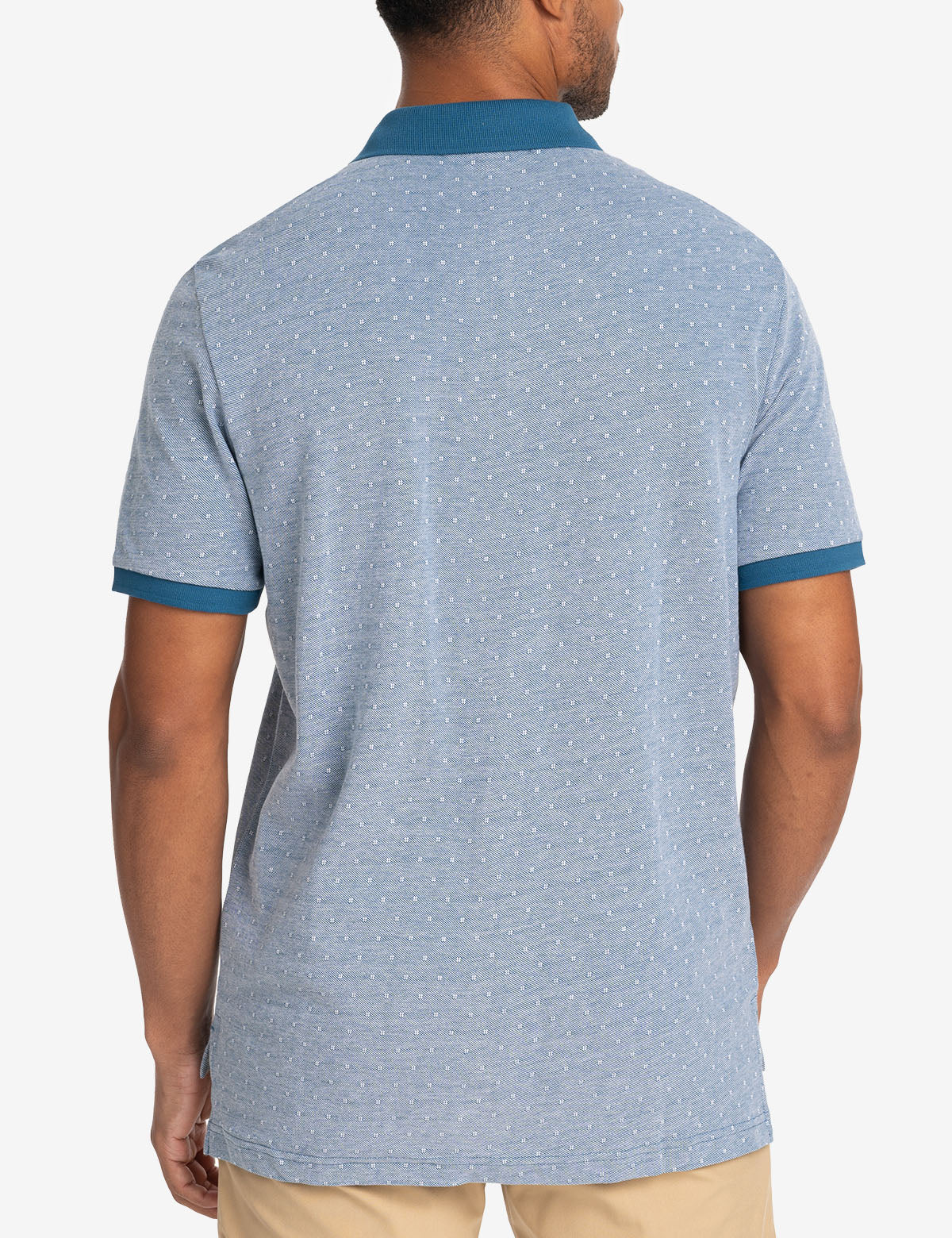 JACQUARD BIRDSEYE PIQUE POLO SHIRT - Image 7