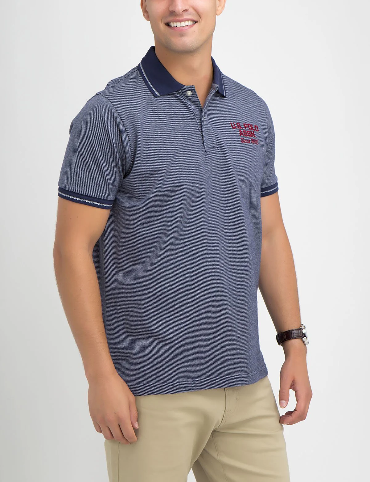 JACQUARD JERSEY POLO SHIRT - Image 12