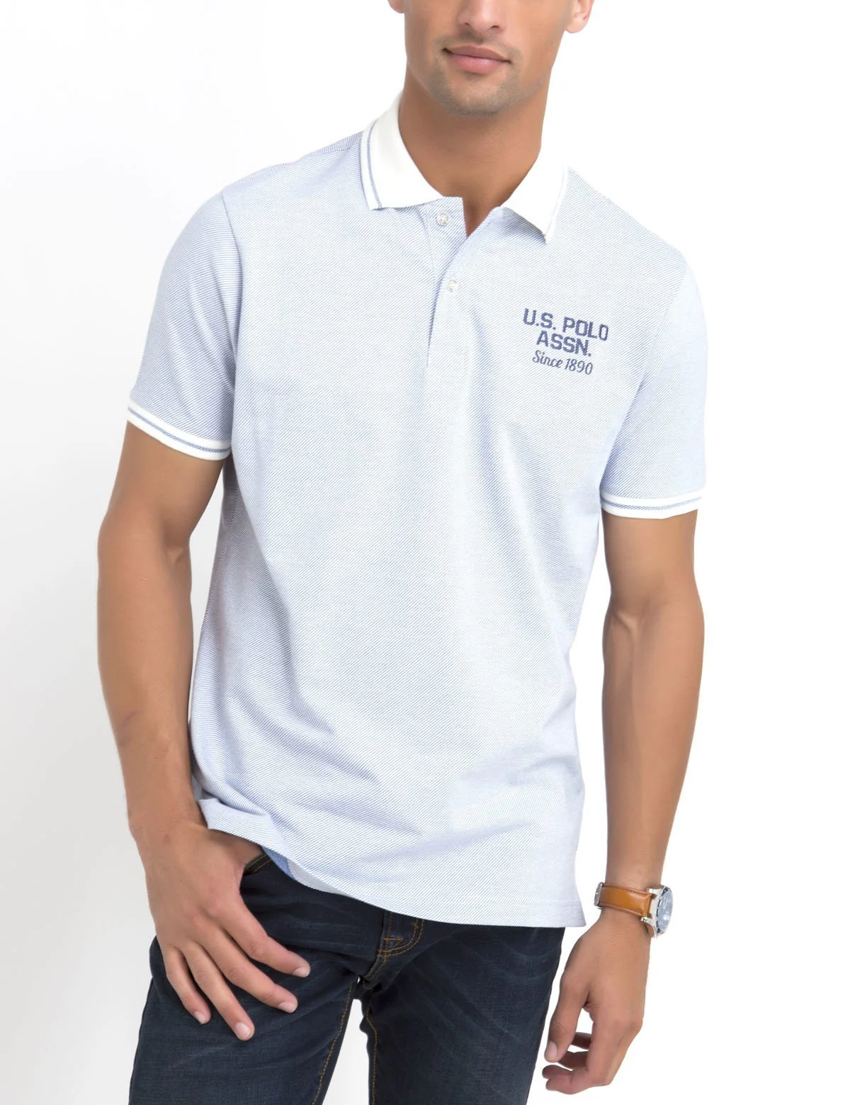 JACQUARD JERSEY POLO SHIRT - Image 15