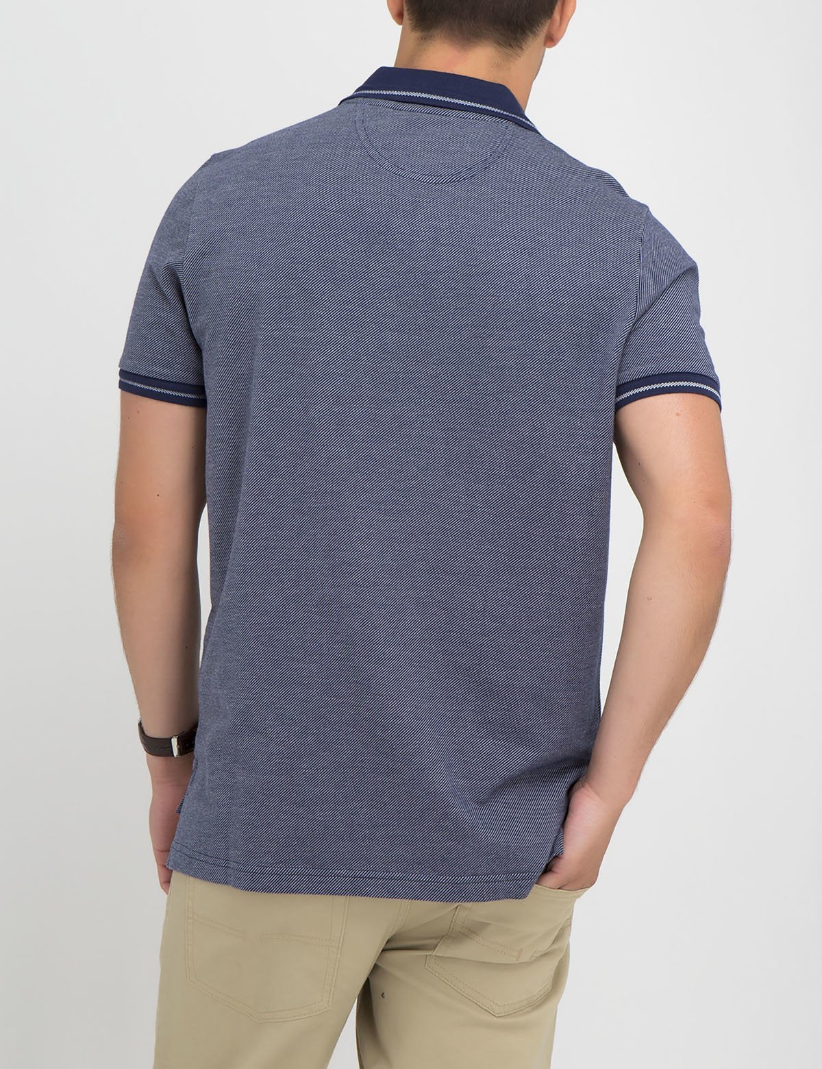 JACQUARD JERSEY POLO SHIRT - Image 3