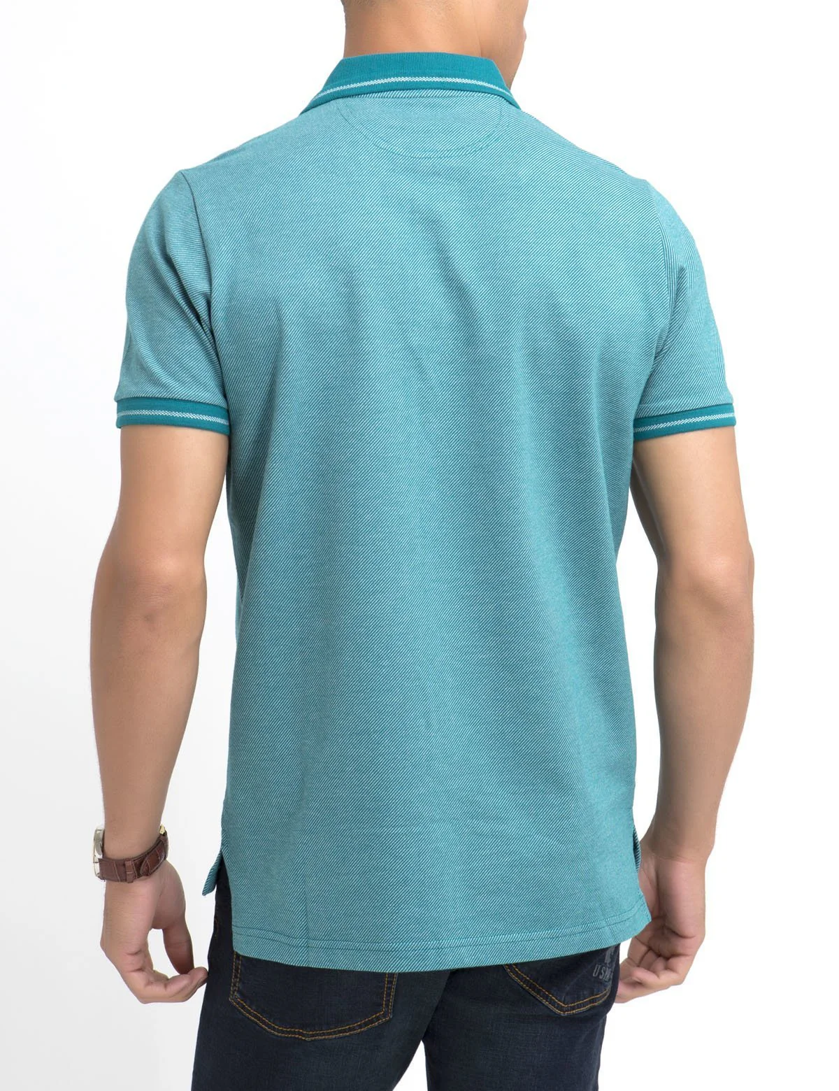JACQUARD JERSEY POLO SHIRT - Image 6