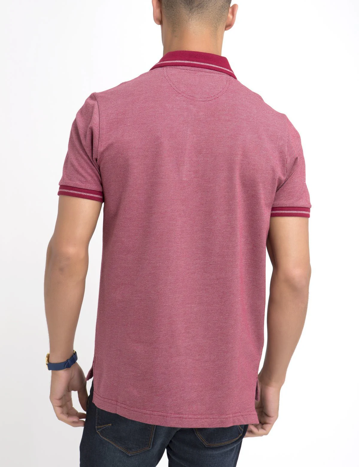 JACQUARD JERSEY POLO SHIRT - Image 9