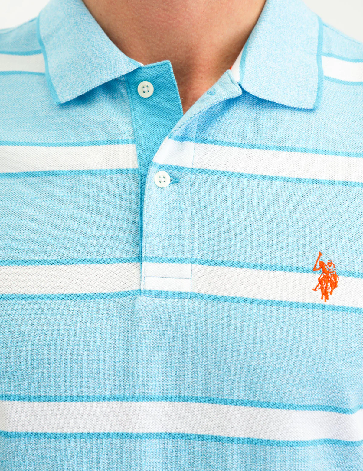 JACQUARD JERSEY STRIPE POLO SHIRT - Image 5