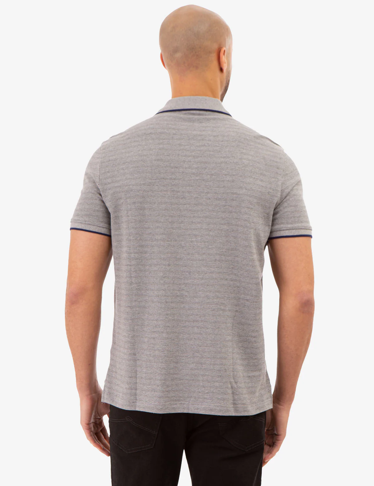 JACQUARD MARLED STRIPE POLO SHIRT - Image 10