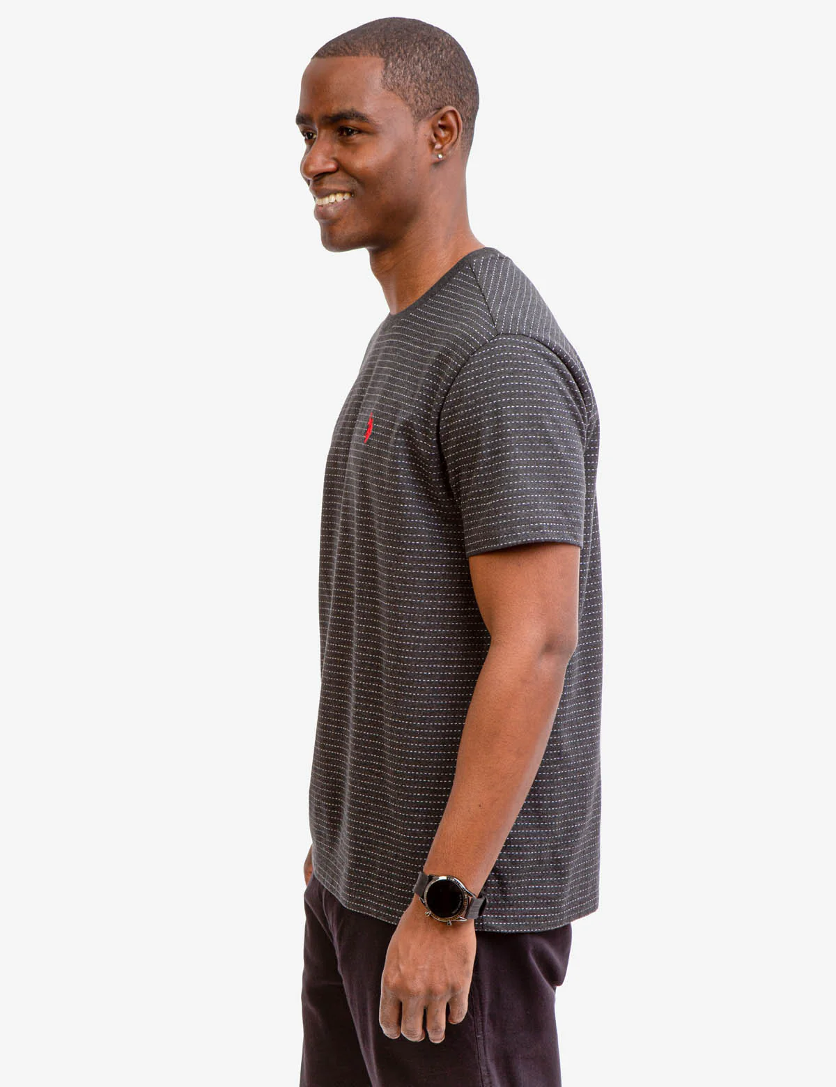 JACQUARD MICRO STRIPE T-SHIRT - Image 10