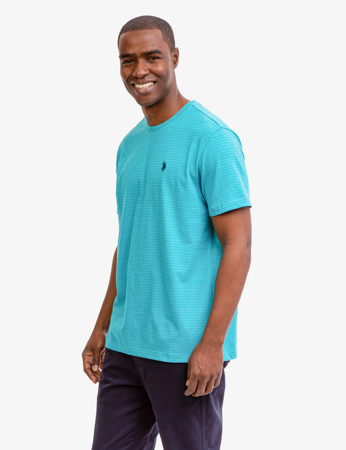 JACQUARD MICRO STRIPE T-SHIRT - Image 17