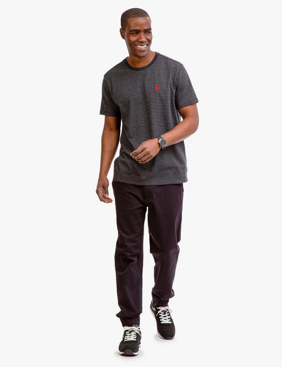 JACQUARD MICRO STRIPE T-SHIRT - Image 8