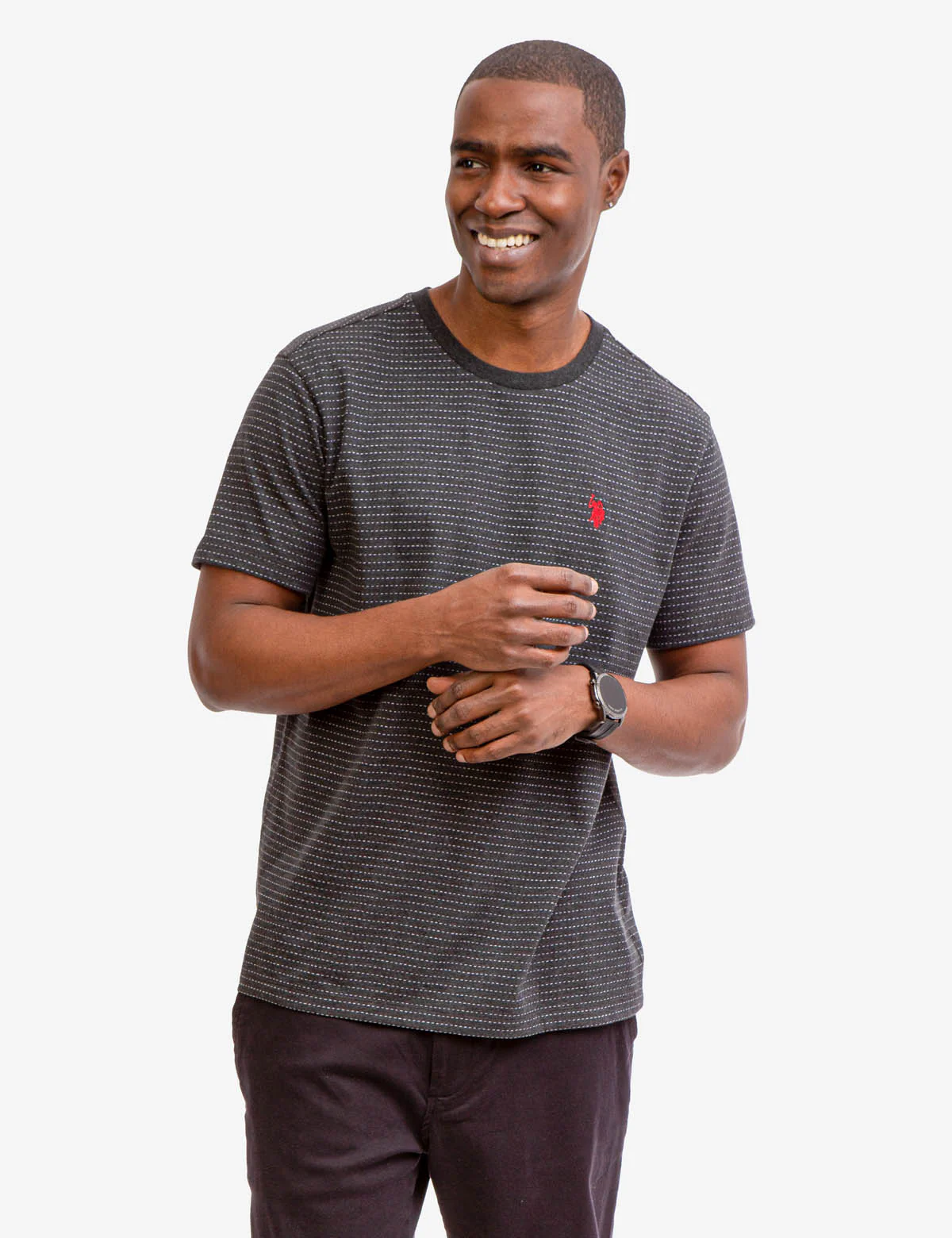 JACQUARD MICRO STRIPE T-SHIRT - Image 9