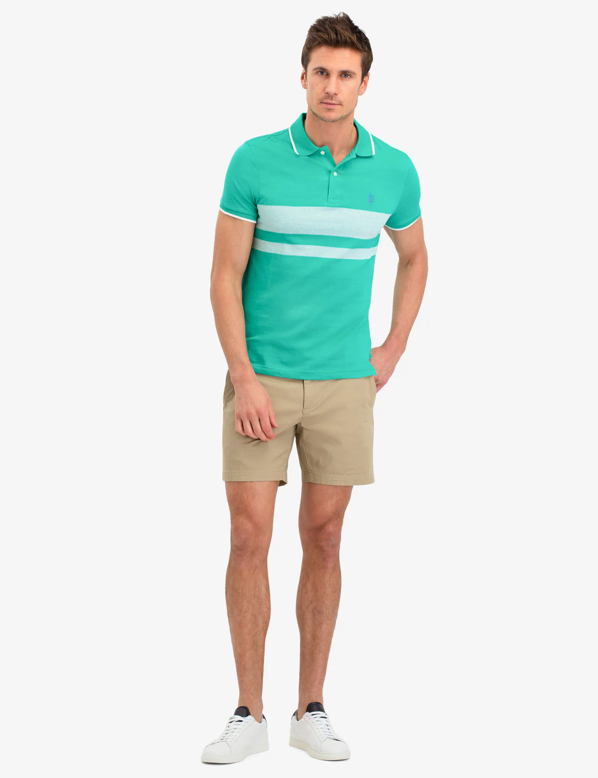 JACQUARD PIQUE POLO SHIRT - Image 3