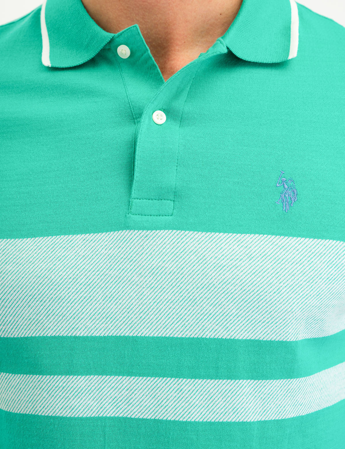 JACQUARD PIQUE POLO SHIRT - Image 6