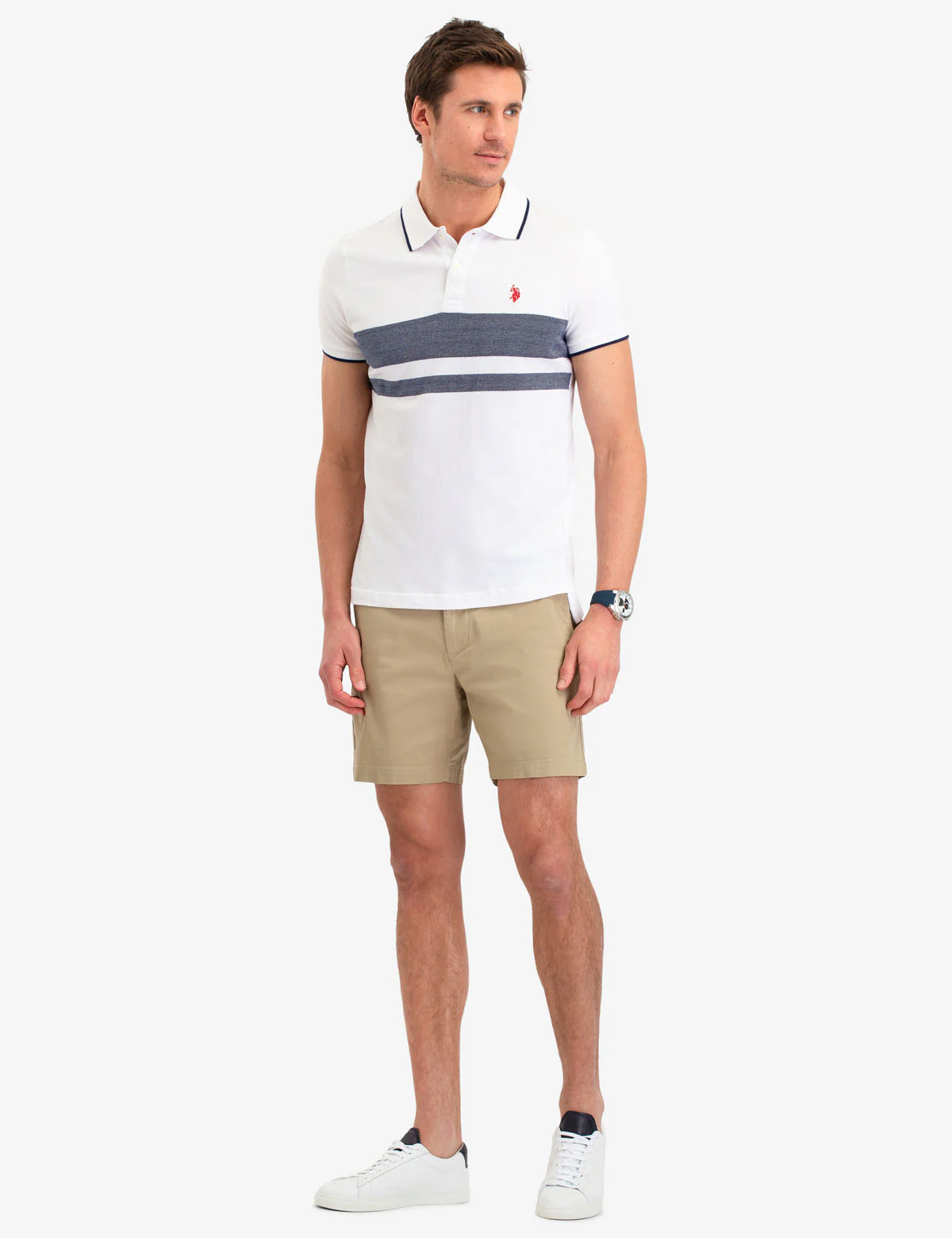 JACQUARD PIQUE POLO SHIRT - Image 8