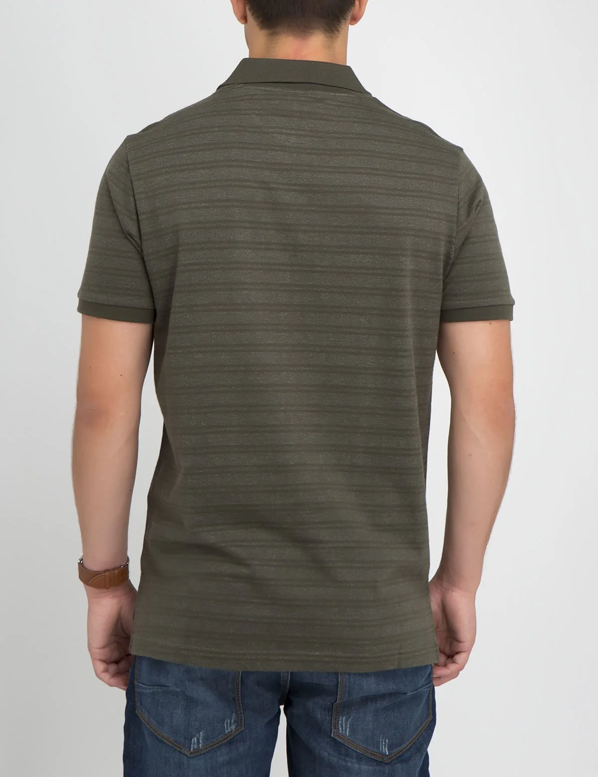JACQUARD STRIPED POLO SHIRT - Image 3