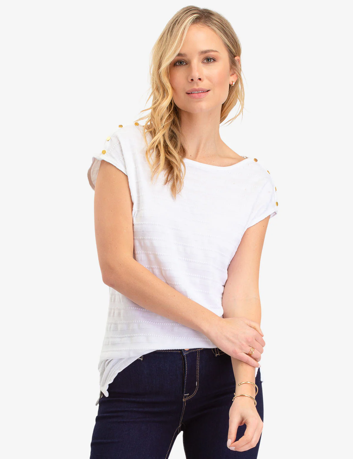 JACQUARD STRIPED TOP