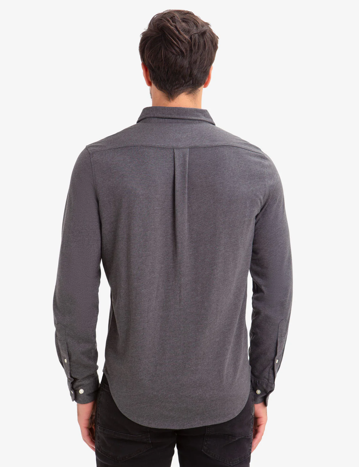 BLACK MALLET SLIM FIT JERSEY LONG SLEEVE SHIRT - Image 7