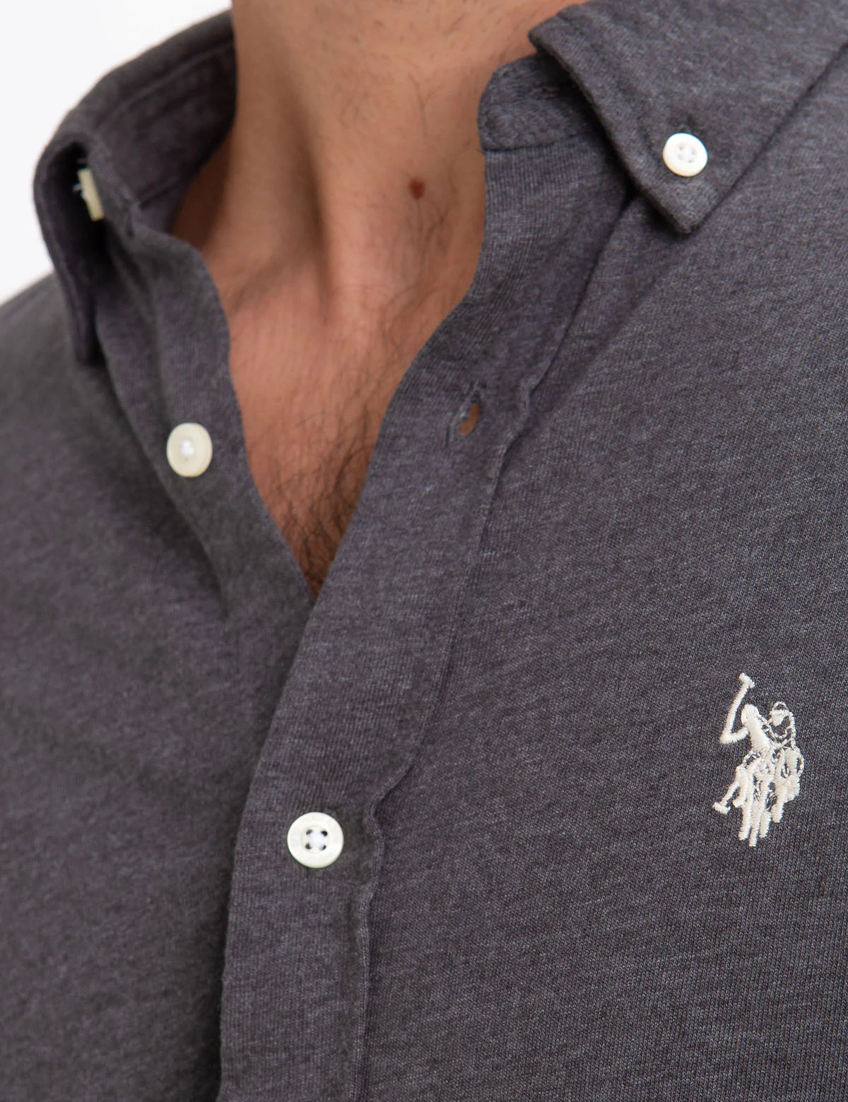 BLACK MALLET SLIM FIT JERSEY LONG SLEEVE SHIRT - Image 8
