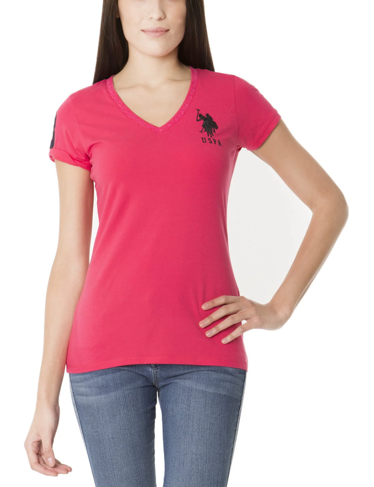 LACE NECKLINE T-SHIRT - Image 25