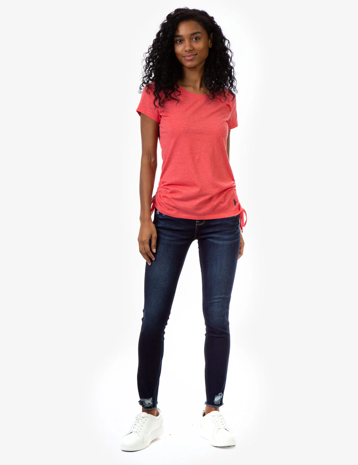 LACE SHOULDER SIDE TIE TOP - Image 12