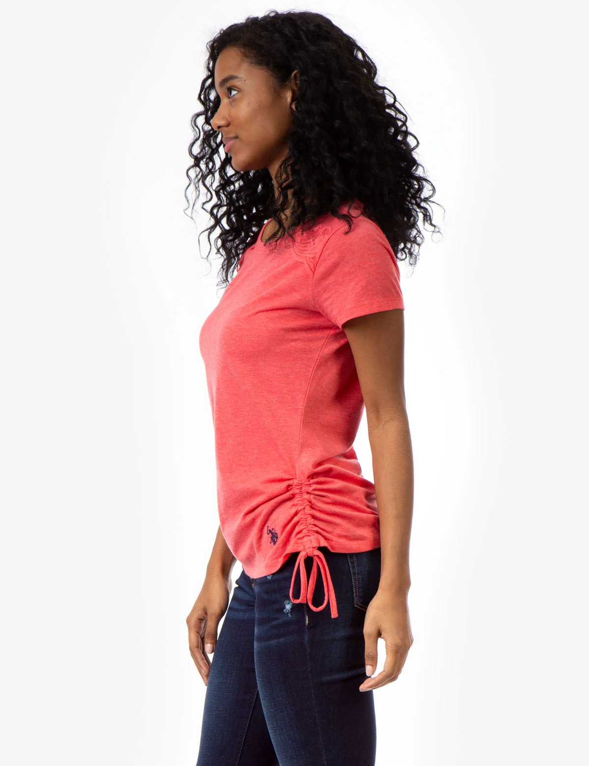 LACE SHOULDER SIDE TIE TOP - Image 13