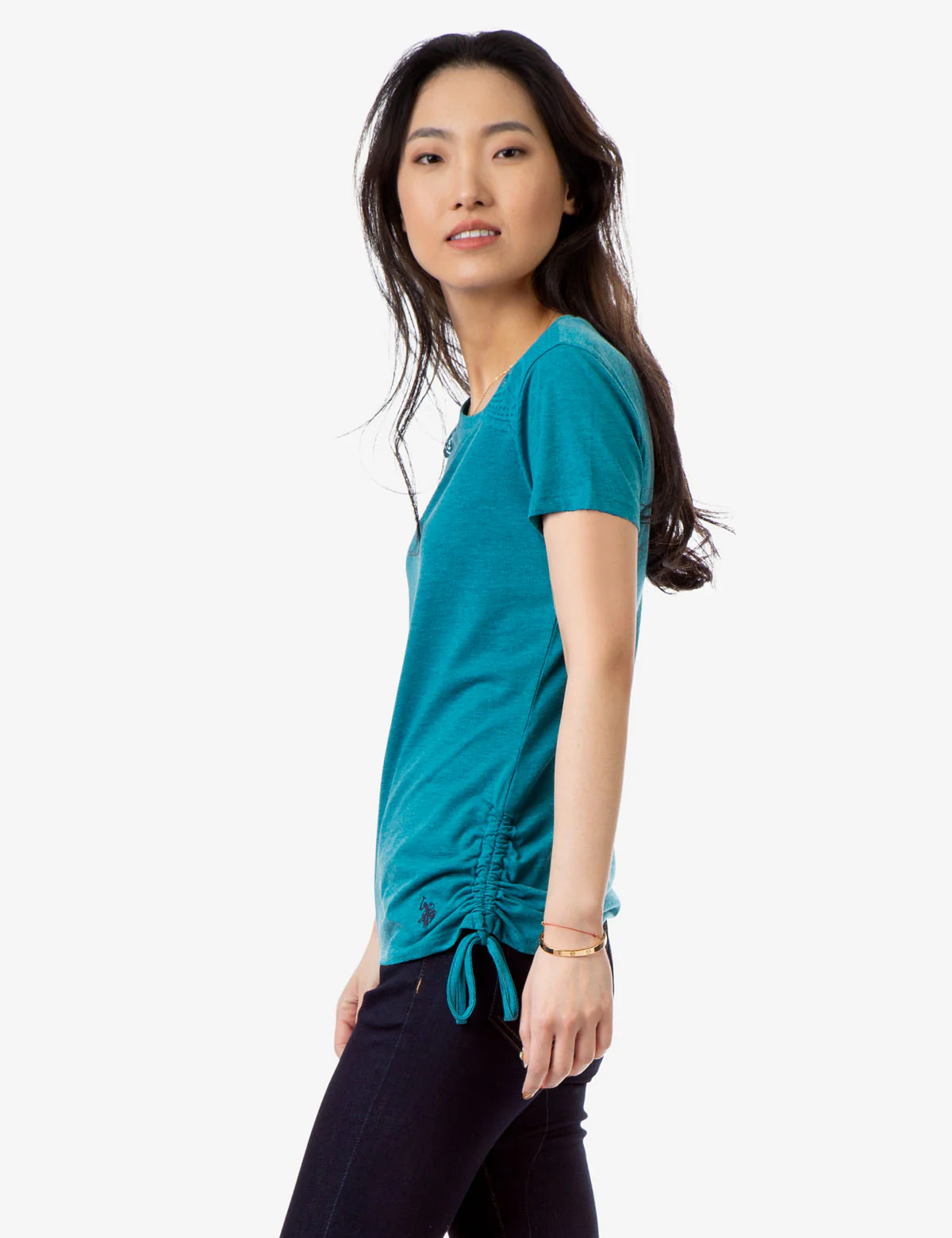LACE SHOULDER SIDE TIE TOP - Image 18