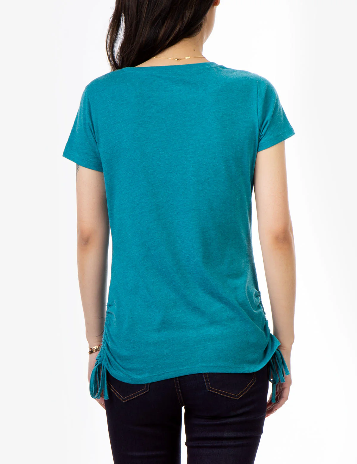 LACE SHOULDER SIDE TIE TOP - Image 19