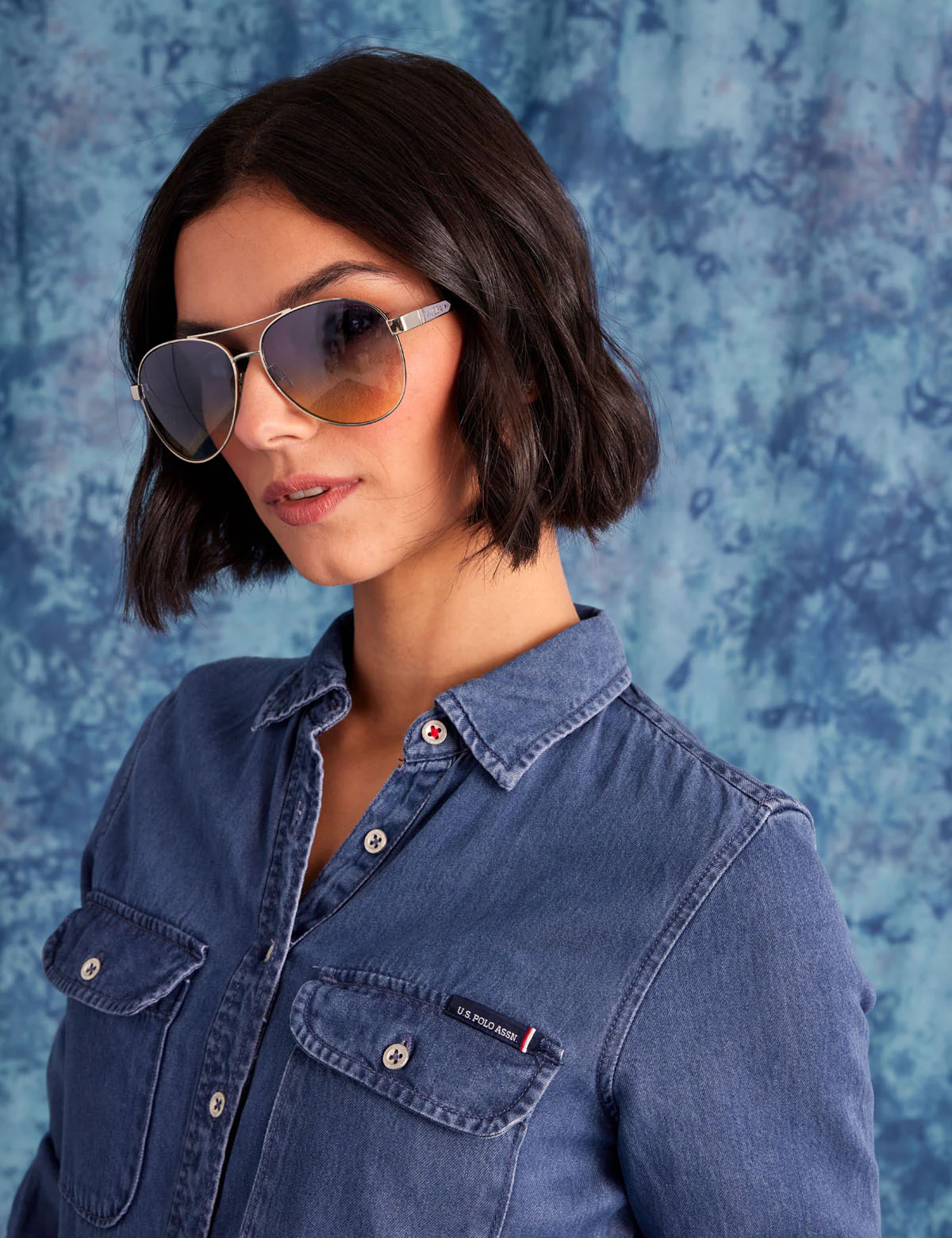 LADIES CLASSIC AVIATOR SUNGLASSES - Image 2