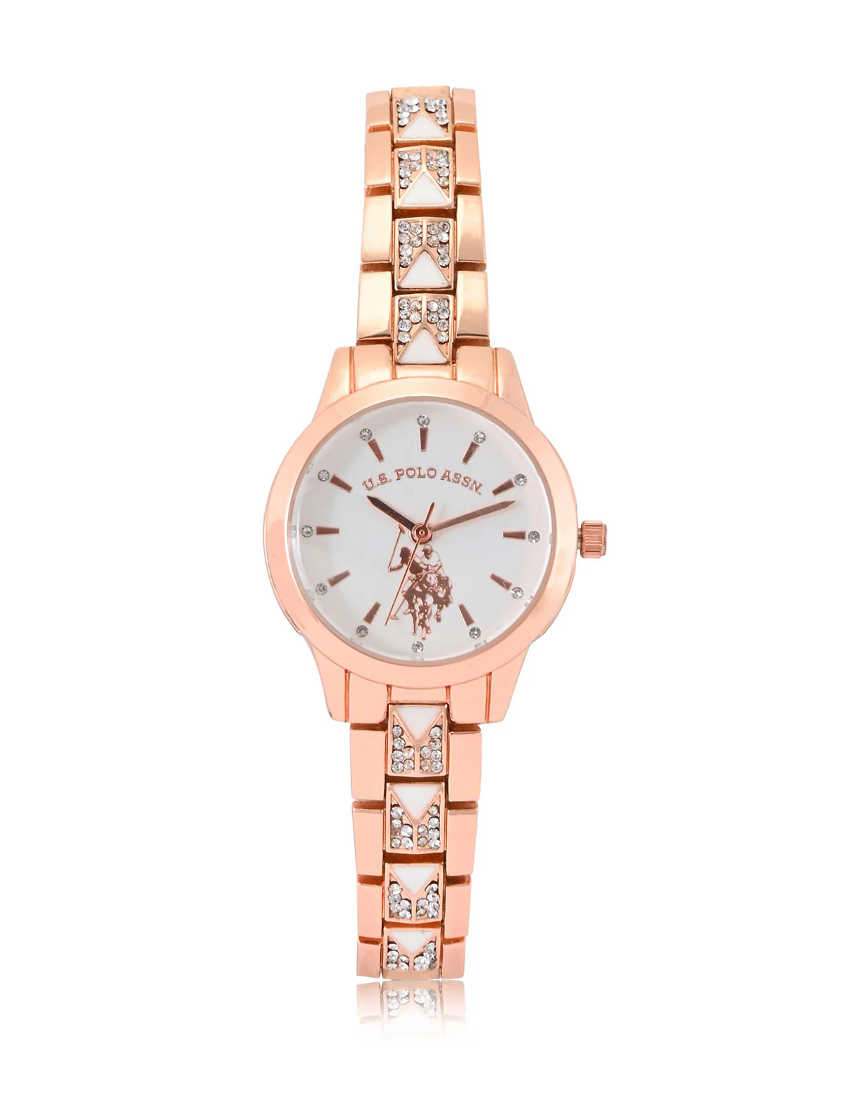 LADIES EMBELLISHED DECO ANALOG WATCH - Image 3