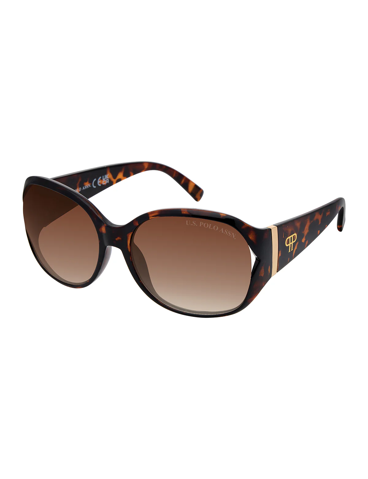 LADIES GLAM HORIZON VENTED OVAL SUNGLASSES - Image 2